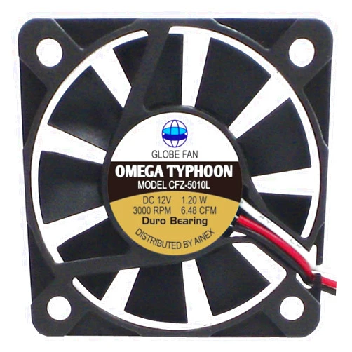 AINEX INEX CFZ-5010LB Omega Typhoon 2.0 inches (50 mm) Thin Ultimate Quiet Type