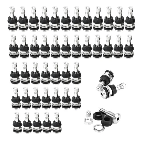 STMGW 50 Pieces TR416 Metal Valve Stems Outer Mount Fits .453