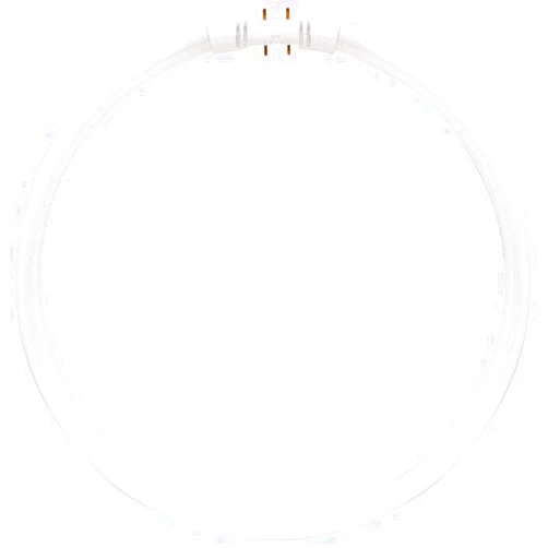 Satco S2955 2GX13 (4-Pin) Base Circular Fluorescent Lamp, 22 Watts, 1800 Lumens, T5 Shape, 2GX13 ANSI Base, 82 CRI, 360 Beam Spread, Warm White Temperature, 12000 Average Rated Hours, Frosted Finish