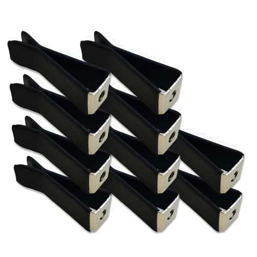 WELANGBN 10 Pieces Square Head Car Vent Clips Air Freshener Car Outlet Perfume Auto Air Conditioner Clips (Black,9 mm)
