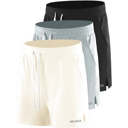 NELEUS Men's 7 inch Running Shorts Athletic Gym Workout Shorts with Pockets