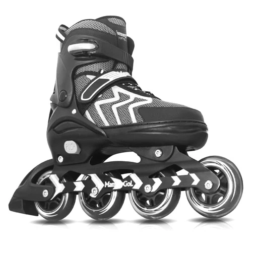 MammyGol Inline Skates for Adults Kids, Adjustable Aggressive Durable Roller Skates with Giant Wheels, High Performance Skates for Men Women Boys Girls