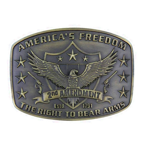 Montana Silversmiths 2nd Amendment Heritage Attitude Buckle