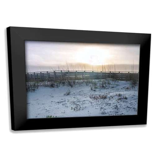 ArtDirect - Head, Danny 18x13 Black Modern Framed Art Print Titled: Boardwalk II