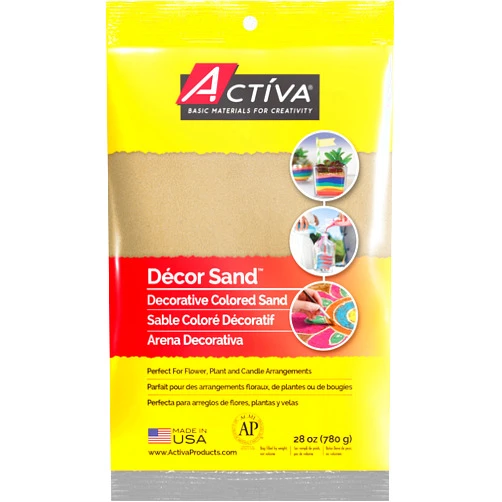 ACTIVA 4295 Decor Sand, 28oz - Light Brown