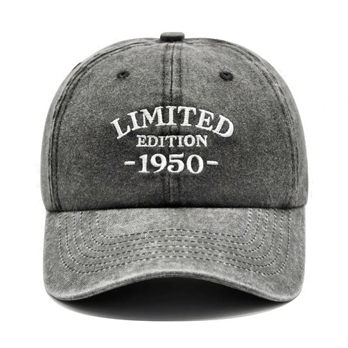 LAMCEPLU 75th Birthday Gifts for Men Women, Happy 75th Birthday Decorations - Embroidered Baseball Caps Adjustable