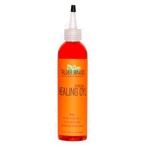Taliah Waajid Black Earth Products African Healing Oyl | Total Body Oil | Softens, Moisturize, Coats, and Protects Hair & Skin | Infused with Vitamin E, Olive Oil, and Sunflower Oil- 8oz (T128)