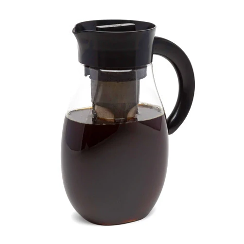 Primula Flavor Airtight Cold Brew Coffee or Iced Tea Maker Shatterproof Durable Plastic Construction, Leak-Proof, 2.7 Quart, Black