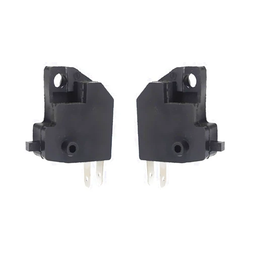 Sodcay 2 PCS Motorcycle Right Brake Light Switch, Right Front Hydraulic Brake Master Cylinder Light Stop Switch Kit, Handlebar Awitch Replacement, Universal for Motorcycles Off-Road Vehicles (Black)