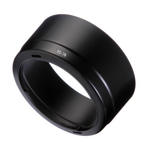 EKsma ES-78 Bayonet Mount Lens Hood Shade Replacement for Canon ES-78 fit for Canon EF 50mm f/1.2L USM Camera Lens