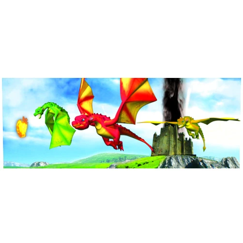 Gift Trenz 3-D Motion Dragons Bookmark with 6