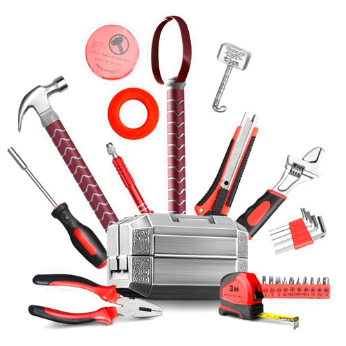 Generic Thor Hammer Tool Box Household Tool Kit Thor's Mjolnir Hammer Tool Kit Set Home Repair Tool Set Marvel Gift Holiday Gift