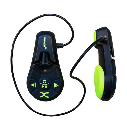 FINIS Duo Underwater MP3 Player - Bone Conduction Swim Headphones - Waterproof Audio - 4GB - MP3/WMA Compatible - 7 Hr