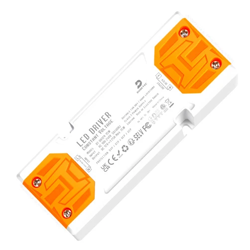 DUSKTEC 15W 12V LED Driver Transformer, 0.63“ Slim LED Transformer 100-240V AC to 12 Volt DC 1.25A, Constant Low Voltage LED Power Supply Adapter for LED Strip Light Cabinet Light G4 MR11 MR16 Bulbs