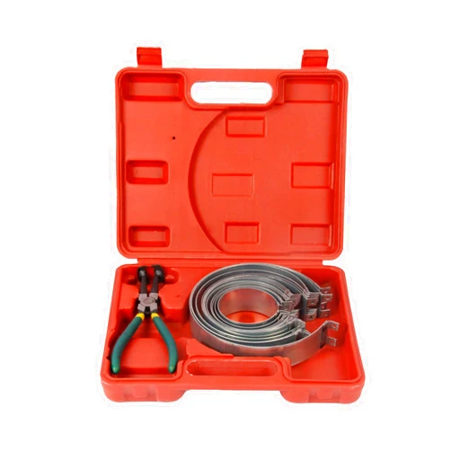 LUTIFIX Automotive Engine Piston Ring Compressor Tool Set with 1 Pliers and 14 pcs Piston Rings for Repairing Car Truck Auto Engine