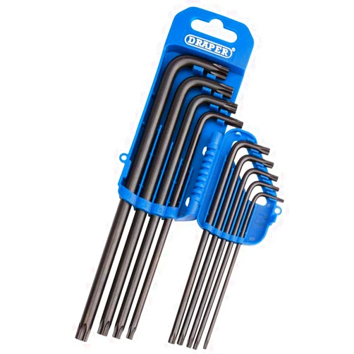 Draper 33748 TX-Star Extra Long Key 9-Piece Set