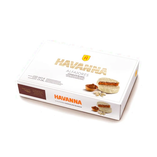 Havanna Alfajor White Chocolate - Box 12 Alfajores