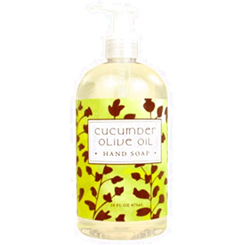 Greenwich Bay Trading Co. Hand Soap, 16 Ounce, Cucumber Olive Oil
