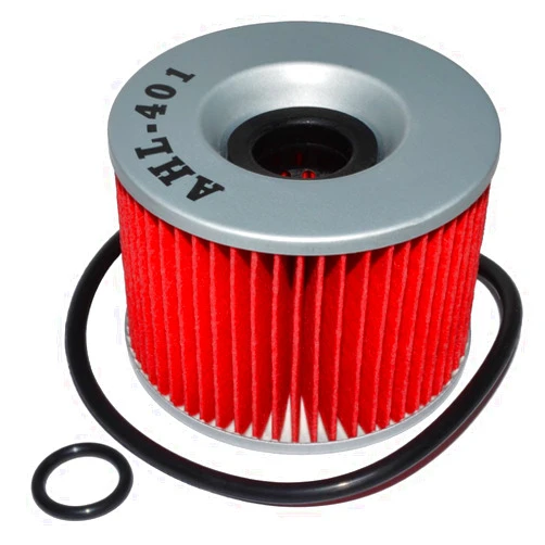 AHL 401 Oil Filter for Kawasaki EX250R Ninja 250 1986-2012 KZ440A/KZ440D 440 1980-1983 KZ750E KZ750 E 750 1980-1982