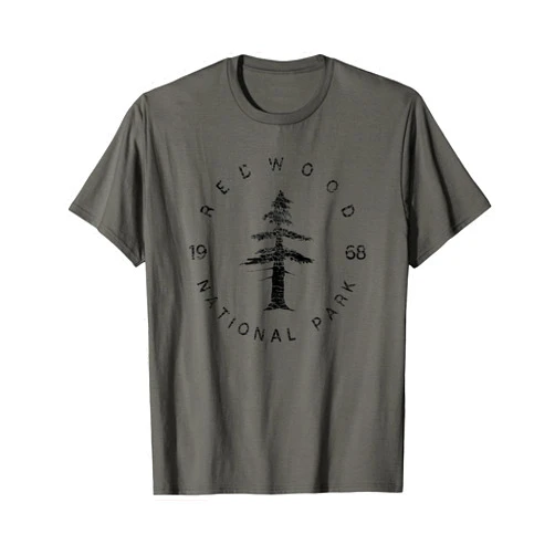 Nature Magick National Parks Redwood Shirt National Park US Summer Travel Redwoods Shirt T-Shirt