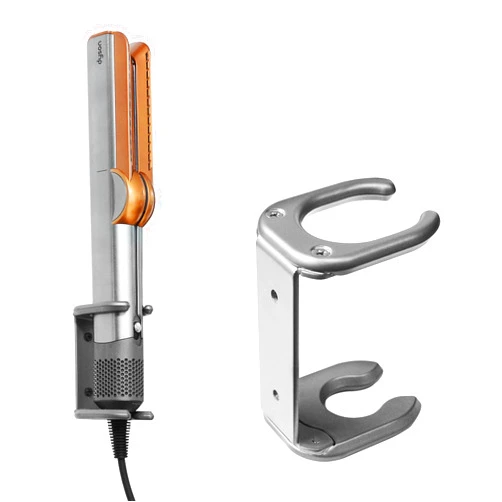 Growalleter Wall Mount Holder for Dyson Airstrait Straightener, Aluminium Metal Bracket, Metal Organizer Storage Rack for Dyson Airstrait Straightener, Space Saving for Home Bathroom