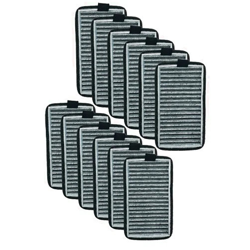 Nispira DSTx 2.0 Air Purifier Carbon HEPA Filter Replacement | Compatible with Clarifion Plug in Air Ionizer | Remove Smoke, Pet Dander, Odor | Pack of 12