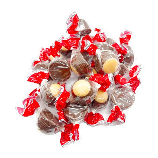 All City Candy Ohio Made Waggoner Chocolate Buckeyes Milk Chocolate & Peanut Butter Candy Bulk (Milk Chocolate, 1 lb. Bulk Bag)