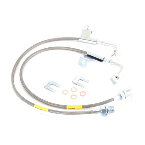 FAPO SHOCK Extended Front Stainless Brake Lines for 87-91 Blazer Suburban Jimmy for 87-91 Chery CK 4-6