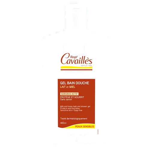 Rogé Cavaillès Gel Bain Douche Surgras Lait et Miel 400ml