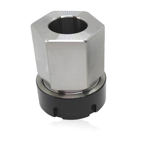 Lzcdelyxiao ER32 Hex Collet Block - Carbon Steel Workholding Holder for CNC Lathe Engraving Machine