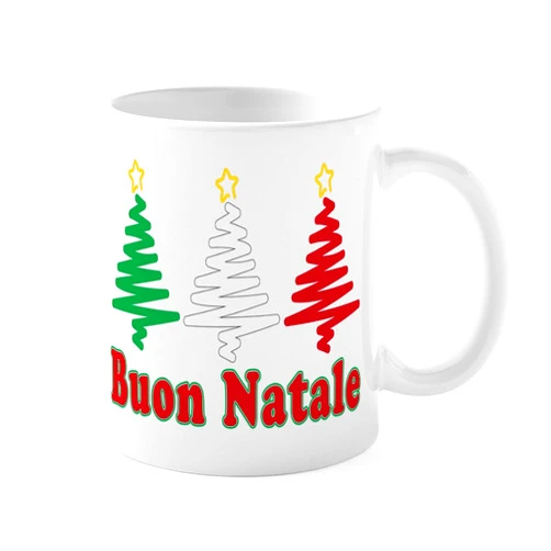 CafePress Buon Natale Mug 11 oz (325 ml) Ceramic Coffee Mug
