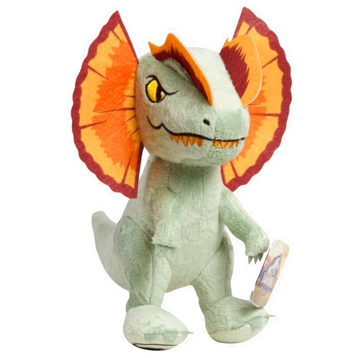 Just Play Jurassic World Dinosaurs Plush Dilophosaurus Stuffed Animals, Kids Toys for Ages 3 Up