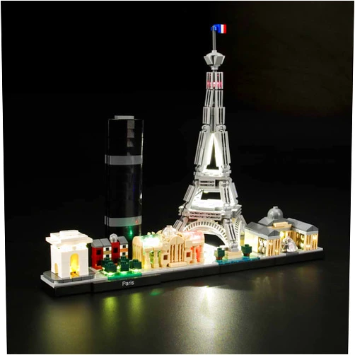 LIGHTAILING Light Set for (Architecture Paris) Building Blocks Model - Led Light kit Compatible with Lego 21044(NOT Included The Model)
