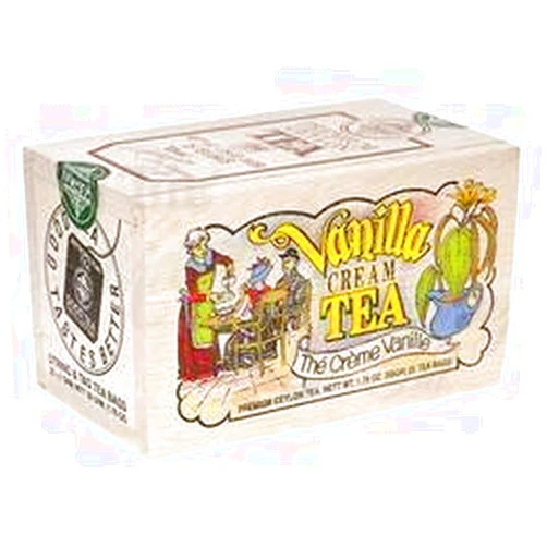 The Metropolitan Tea Company Cream Vanilla 25 Teabags in Wood Box From Metropolitan Tea