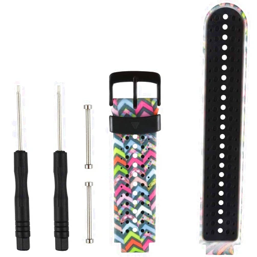 Xiaomi Tkasing Compatible with Garmin Forerunner 235 band,Soft Silicone Replacement Watch Band fit Garmin Forerunner 235/235 Lite/220/230/620/630/735XT/Approach S20/S6/S5