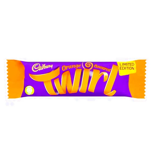 Cadbury 6 x Cadbury Twirl Orange Limited Edition Chocolate Bars