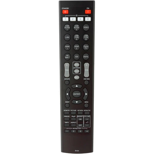 INTECHING R104 Projector Remote Control for Christie LHD878-DS, LWU755-DS, LWU900-DS