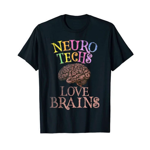 Fab Boo Lous Techie Squad Retro NEUROTECHS LOVE BRAINS This is My Scary Techie Costume T-Shirt