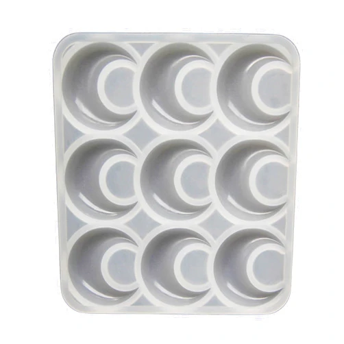 KUFptva Silicone Mold Moon and Crescent Pendant Jewelry Mold Silicone Molds for Resin Casting for Home Decor
