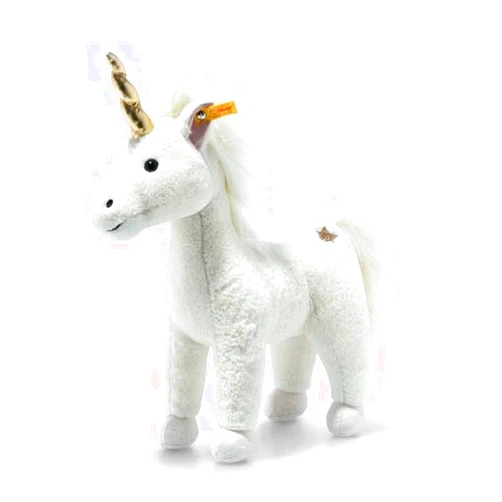 Steiff - 067648 - Soft Cuddly Friends Unica Unicorn, 35 cm, Whisper White