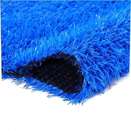 SHANXIL Blue Artificial Grass Turf Easy to Clean, Synthetic Grass Pet Carpet 2CM Pile Height for Outdoor Area Garden Lawn Landscape(79x79in)