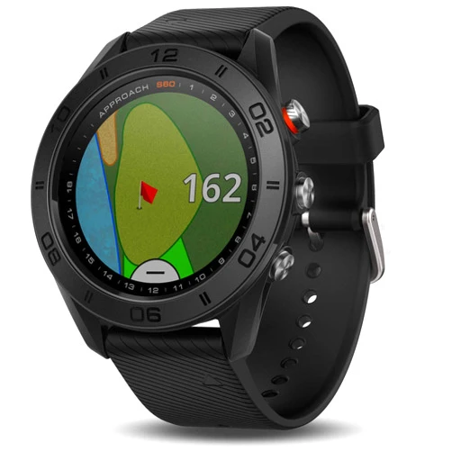 Garmin Approach S60, Premium GPS Golf Watch with Touchscreen Display and Full Color CourseView Mapping, Black w/ Silicone Band