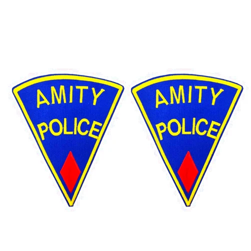 Cute-Patch Amity Police Embroidered Iron on and sew on Patch Horror Movie Costumes