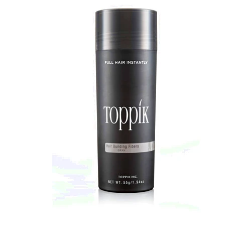 Toppik Hair Building Fibers, White, 55g | Fill In Fine or Thinning Hair | Instantly Thicker, Fuller Looking Hair | 9 Shades for Men Women