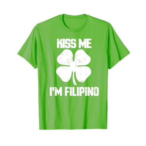 BoredKoalas St Patricks Day Irish Shamrock Shirts Kiss Me Im Filipino Shirt St. Patricks Day Phillipines T-Shirt