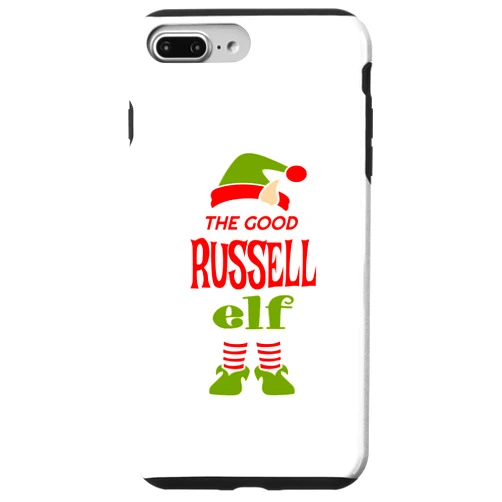 Silly Naughty Elf Designs BJW iPhone 7 Plus/8 Plus RUSSELL Elf Good Christmas Matching Pajama Party Case