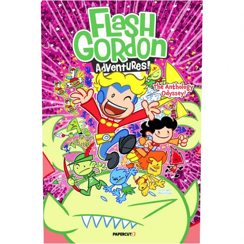 By Art Baltazar (Author), Franco Aureliani (Author), John Patrick Green (Author), Stan Sakai (Author), Mike Cavallaro (Author), Rich Koslowski (Author), Dawn Griffin (Author), Maria Scrivan (Author), Rachel Ordway (Author), Ryan Estrada (Author), TEBO (Author), Chris Giarrusso (Author), Mike Kunkel (Author), Jim Keefe (Author), Alexis Fajardo (Author), Alex Schumacher (Author) & 12 more Flash Gordon Adventures! Vol. 2 (2)