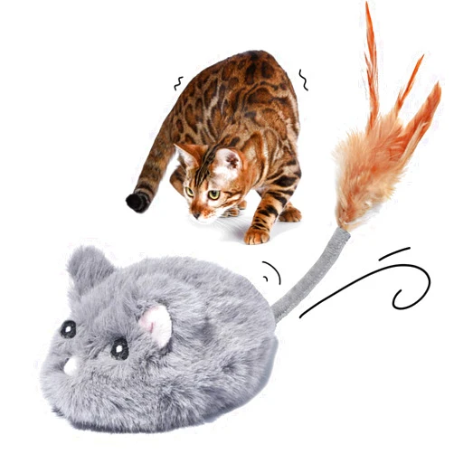 Pawthquake Interactive Cat Toys (Grey)
