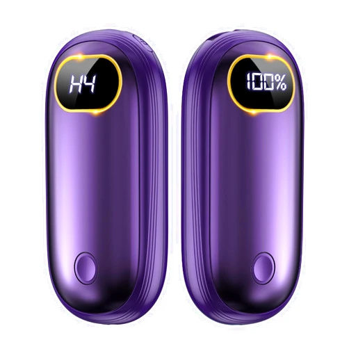 AUIIAH Hand Warmers - 14000mAh Hand Warmers Rechargeable Up to 18Hrs Warmth, Electric Hand Warmer Reusable Heat Up to 131℉, Rechargeable Hand Warmers 2 Pack for Golf Raynauds Camping, Warm Gifts