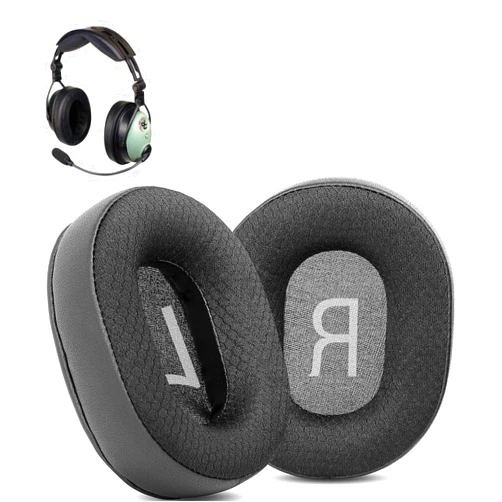 XRHTONG Clark DC ONE-X Pilot Replacement Earpads Compatible with David Clark DC ONE-X Pilot Headphone Ear Pads Cushion(Breathable Fabric/High Density Foam)